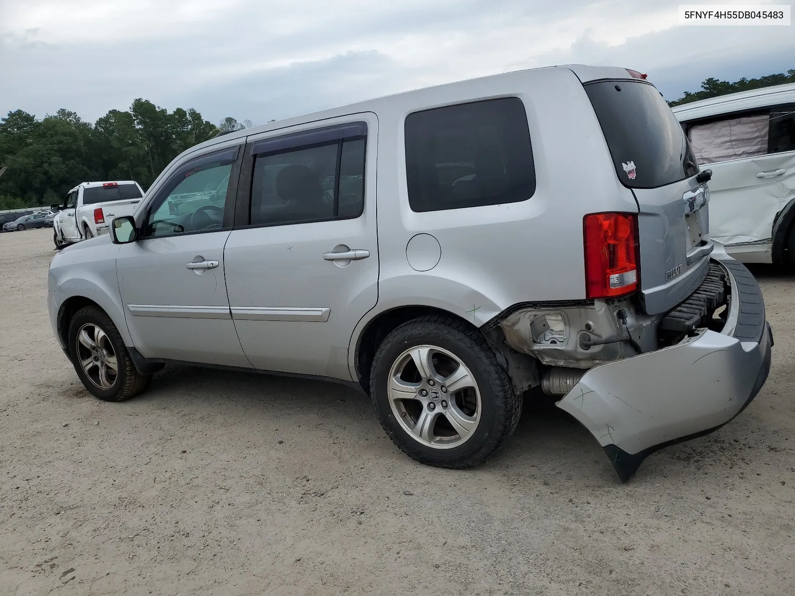 2013 Honda Pilot Exl VIN: 5FNYF4H55DB045483 Lot: 65002254