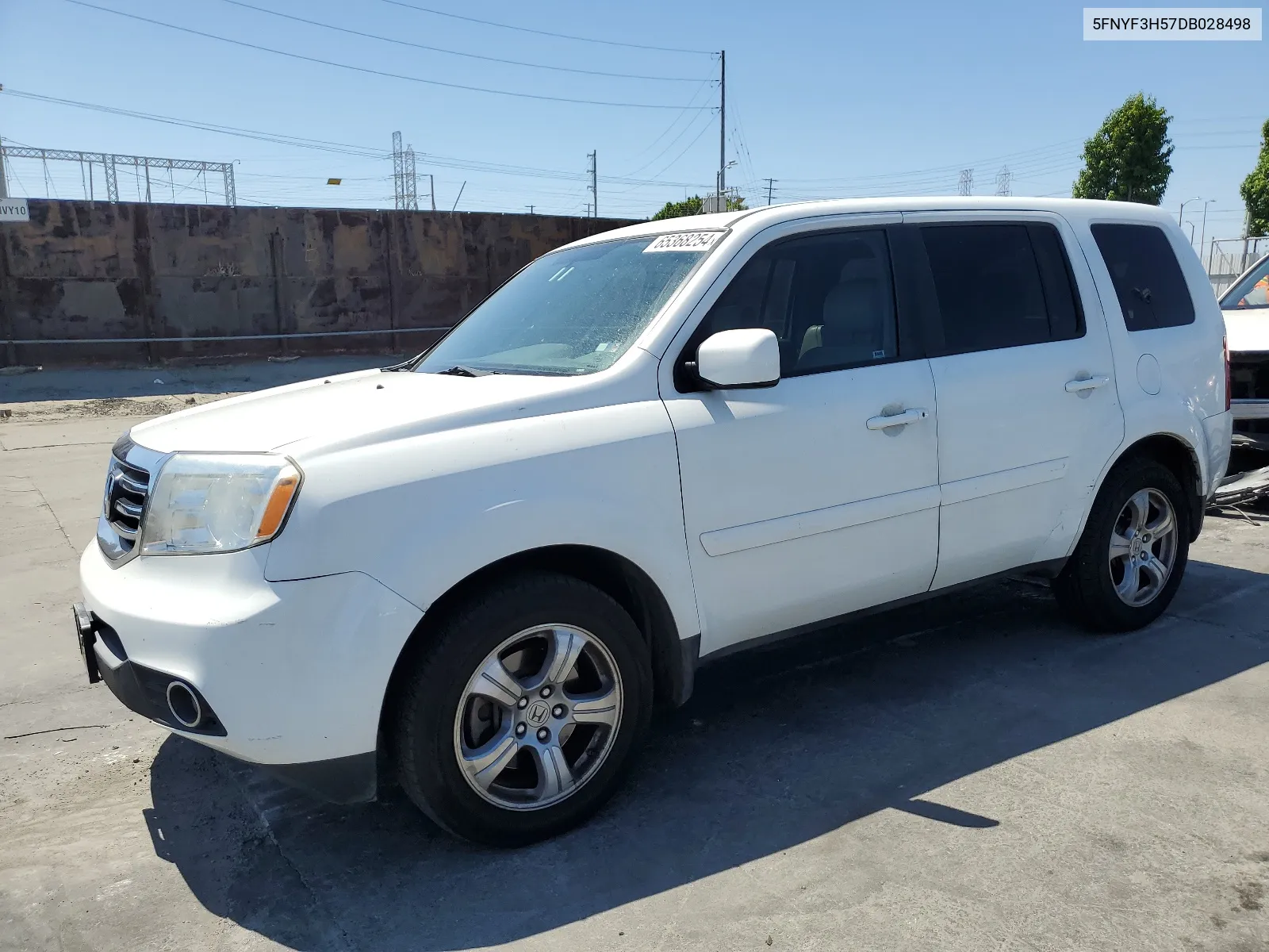 5FNYF3H57DB028498 2013 Honda Pilot Exl