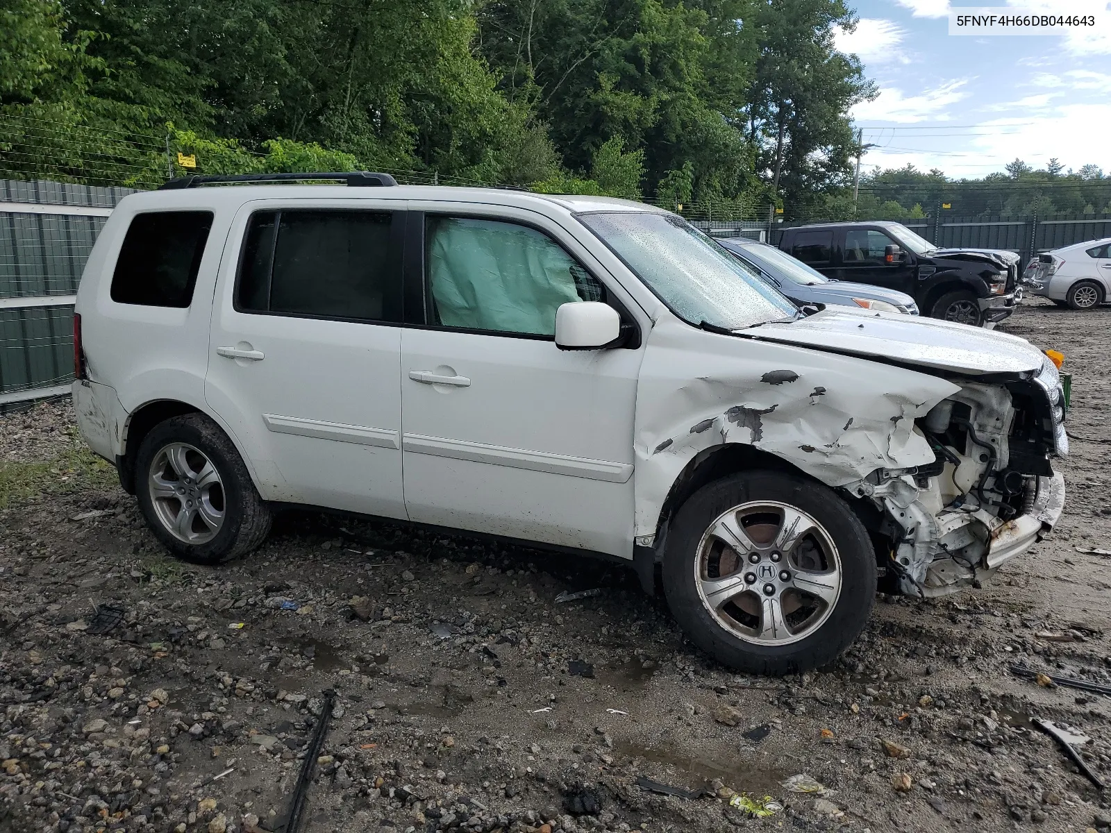 2013 Honda Pilot Exl VIN: 5FNYF4H66DB044643 Lot: 65604834