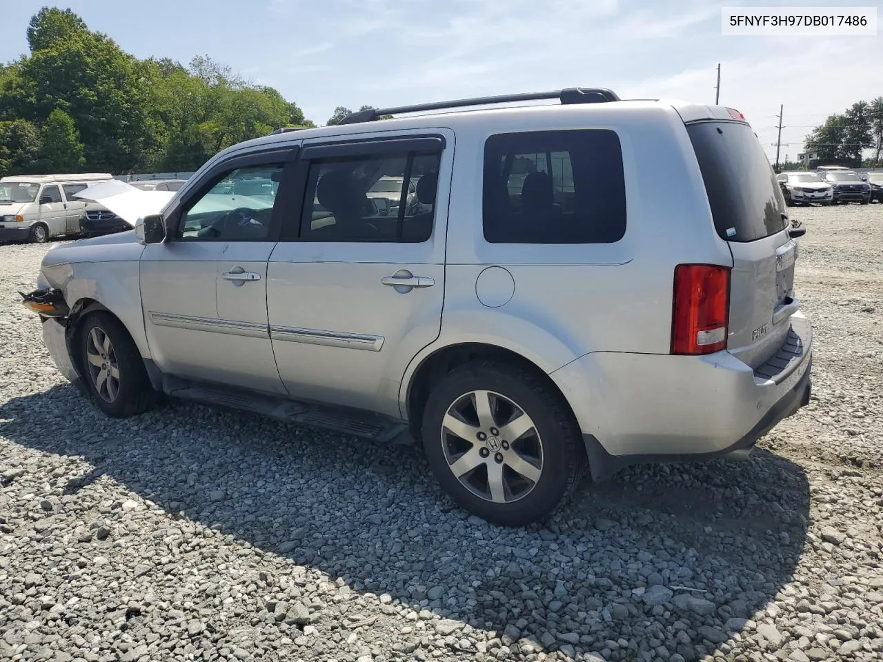 2013 Honda Pilot Touring VIN: 5FNYF3H97DB017486 Lot: 65806014