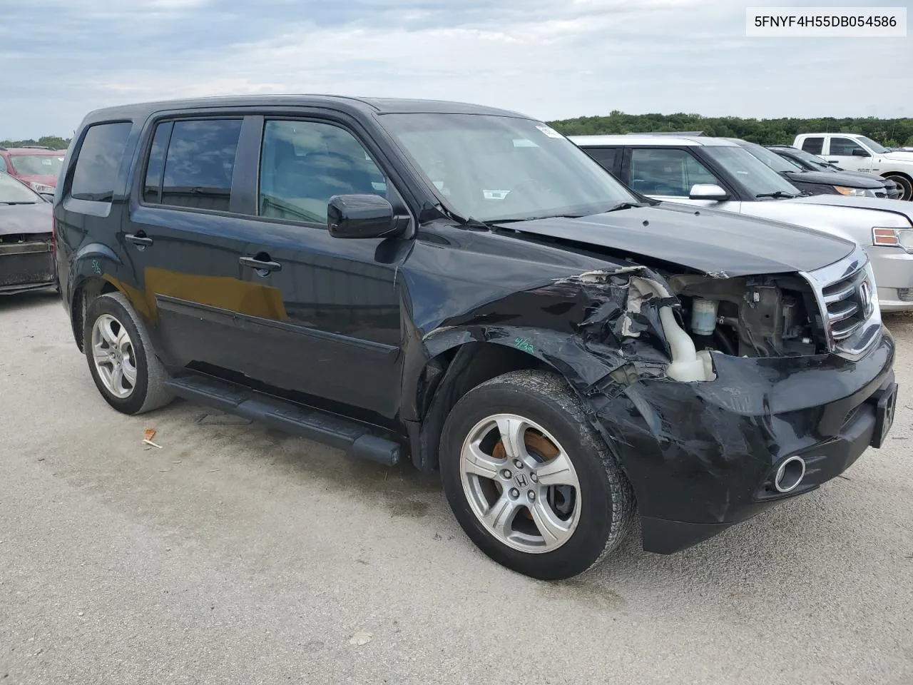 2013 Honda Pilot Exl VIN: 5FNYF4H55DB054586 Lot: 66592784