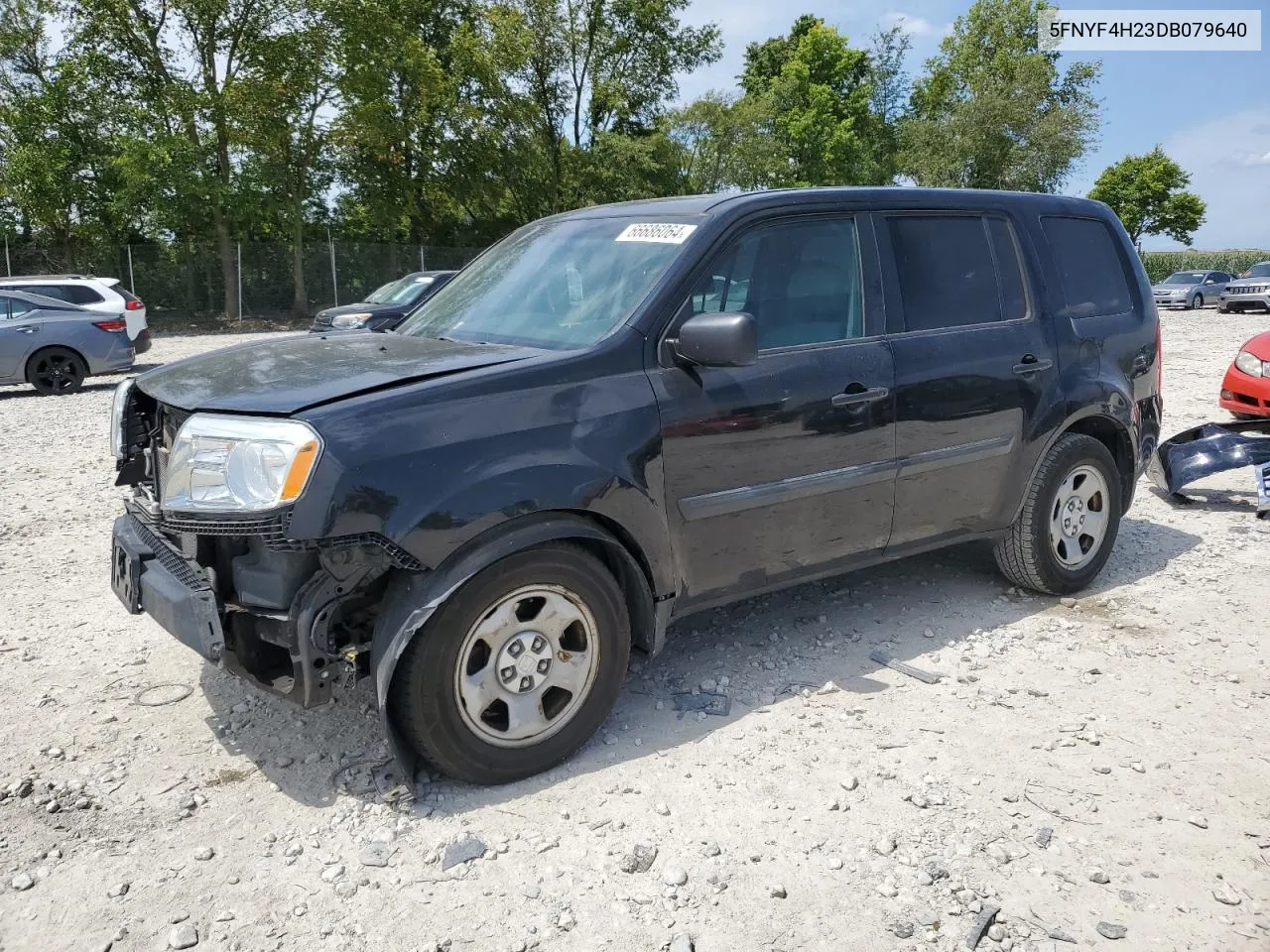 2013 Honda Pilot Lx VIN: 5FNYF4H23DB079640 Lot: 66686064