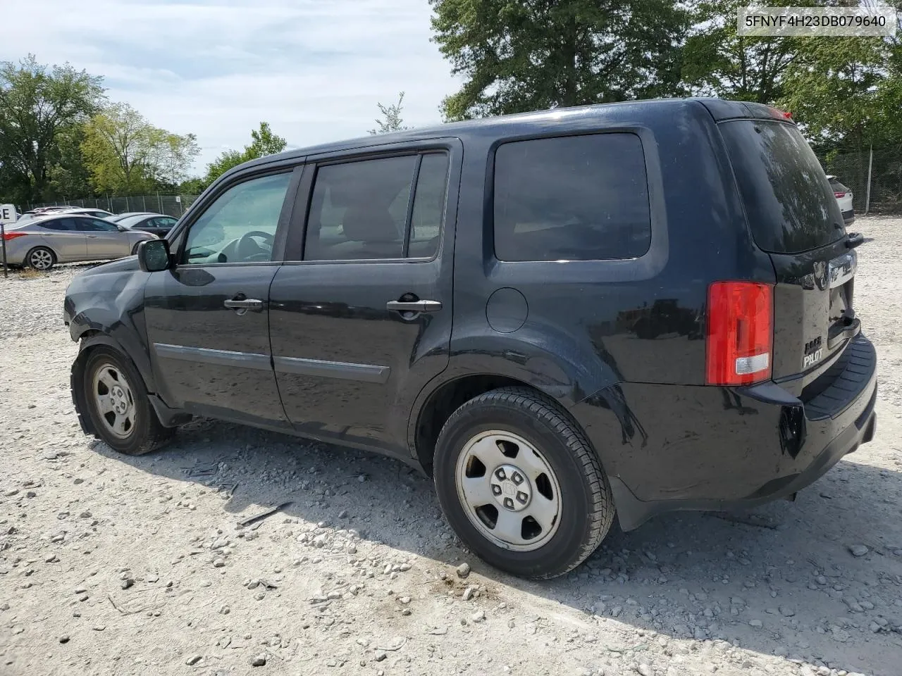 2013 Honda Pilot Lx VIN: 5FNYF4H23DB079640 Lot: 66686064