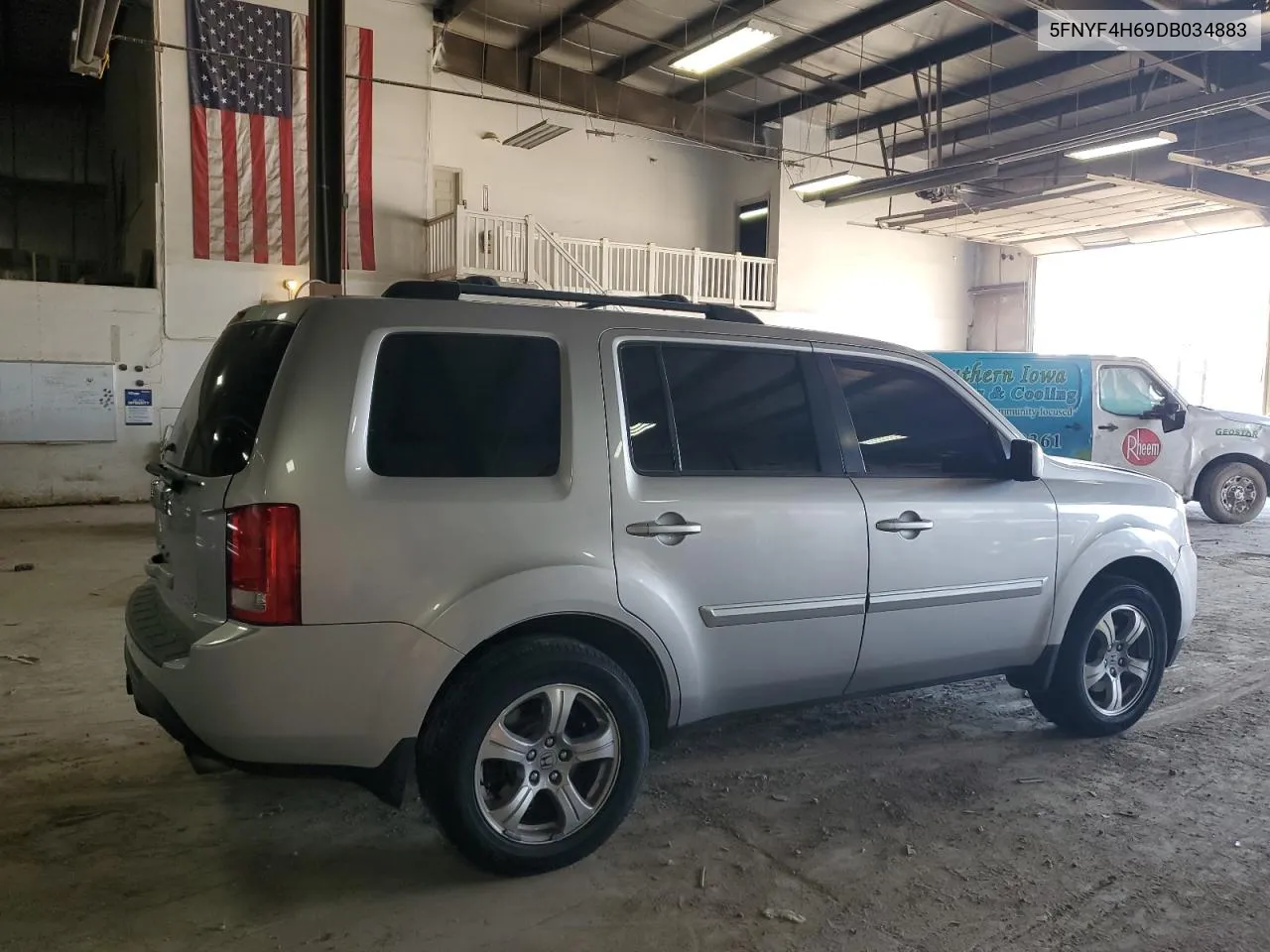 5FNYF4H69DB034883 2013 Honda Pilot Exl