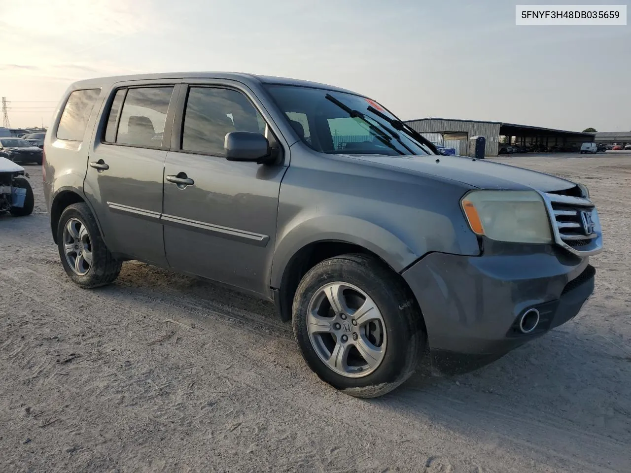 2013 Honda Pilot Ex VIN: 5FNYF3H48DB035659 Lot: 66988444