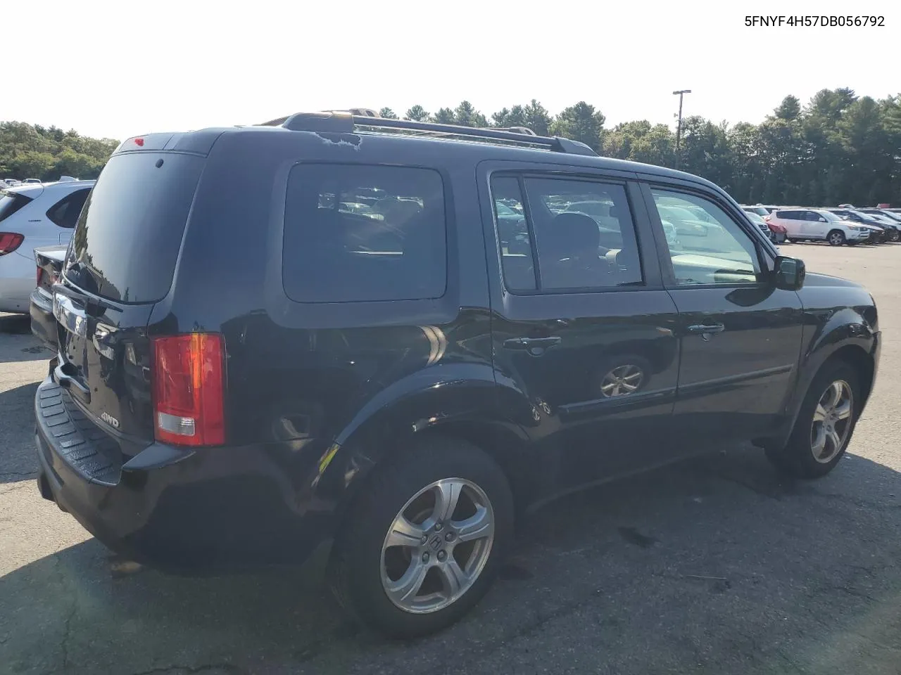 5FNYF4H57DB056792 2013 Honda Pilot Exl