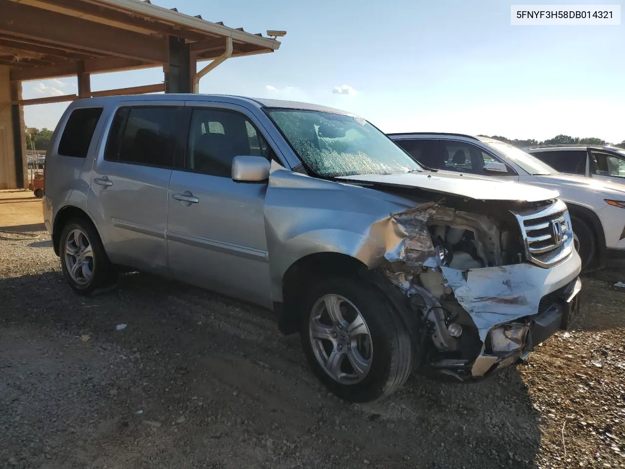 2013 Honda Pilot Exl VIN: 5FNYF3H58DB014321 Lot: 67731424