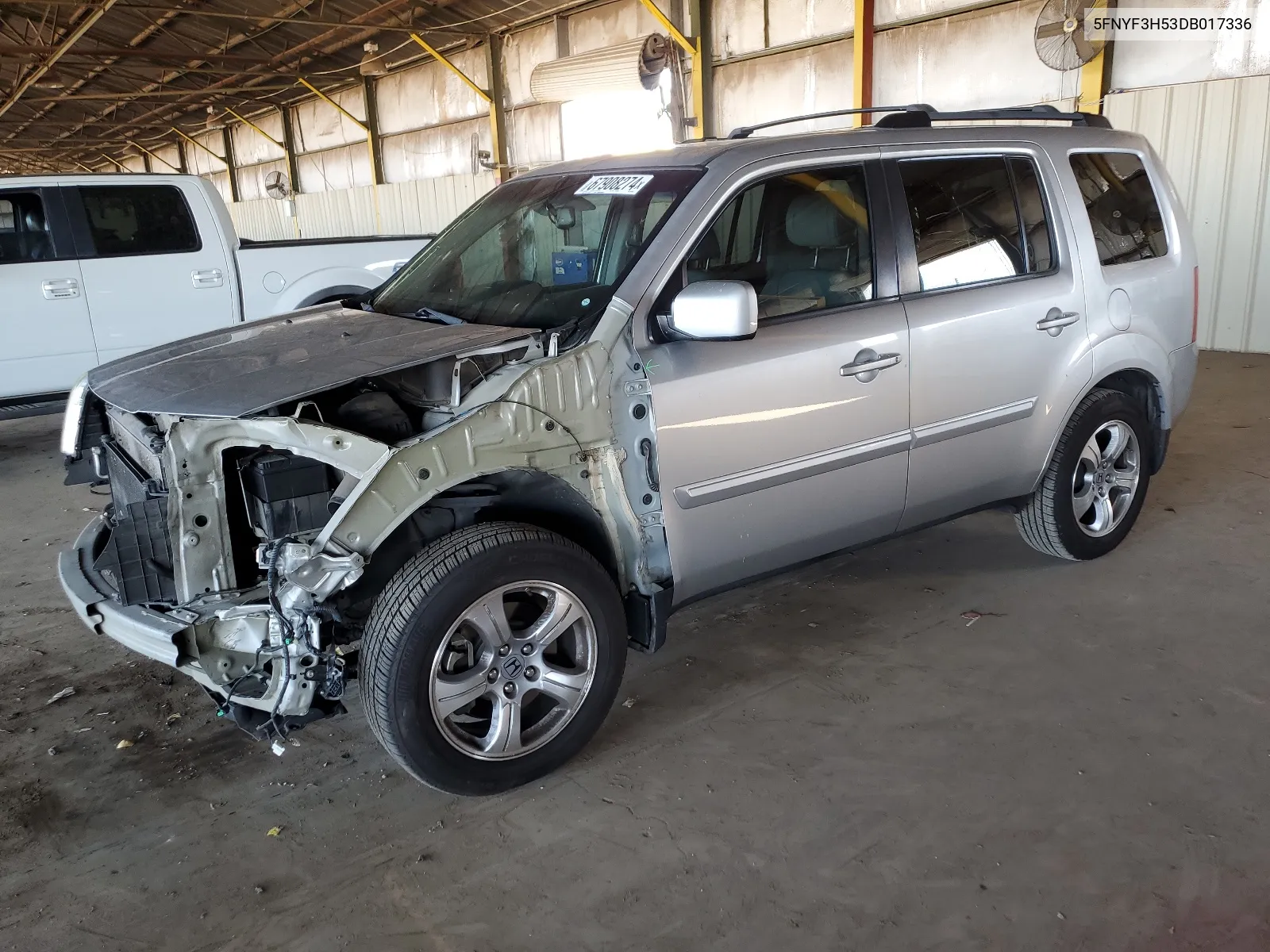 5FNYF3H53DB017336 2013 Honda Pilot Exl