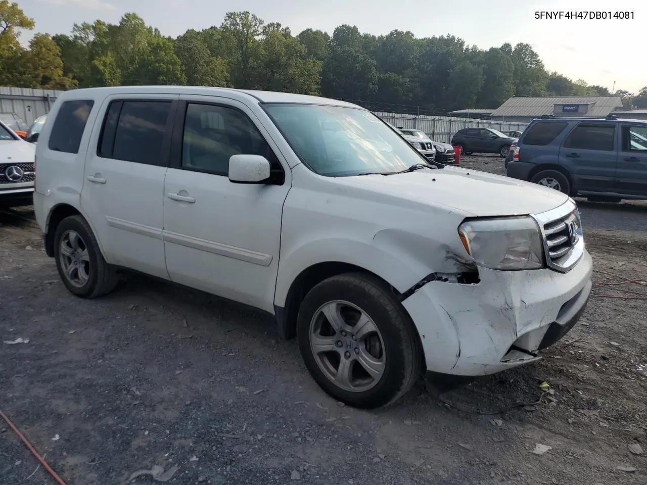 2013 Honda Pilot Ex VIN: 5FNYF4H47DB014081 Lot: 68280664