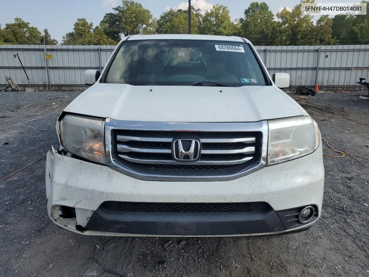 5FNYF4H47DB014081 2013 Honda Pilot Ex