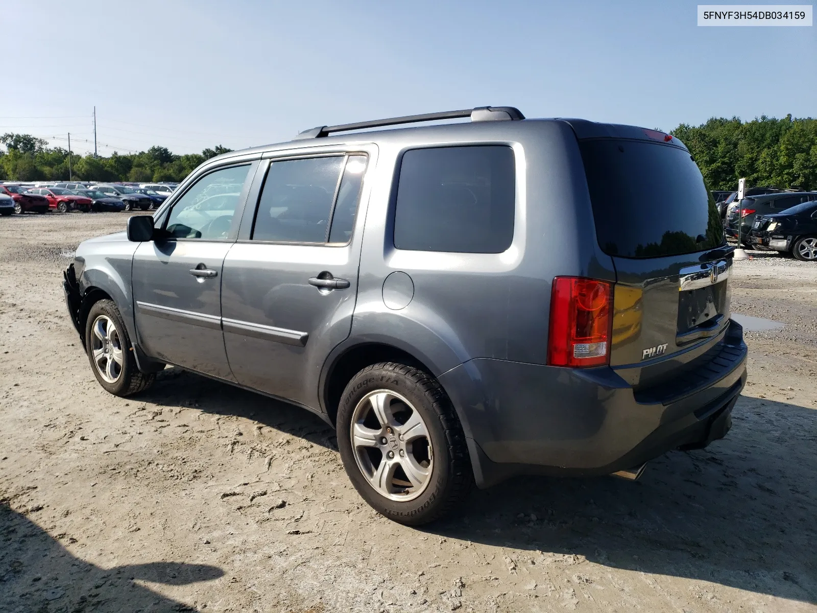 5FNYF3H54DB034159 2013 Honda Pilot Exl