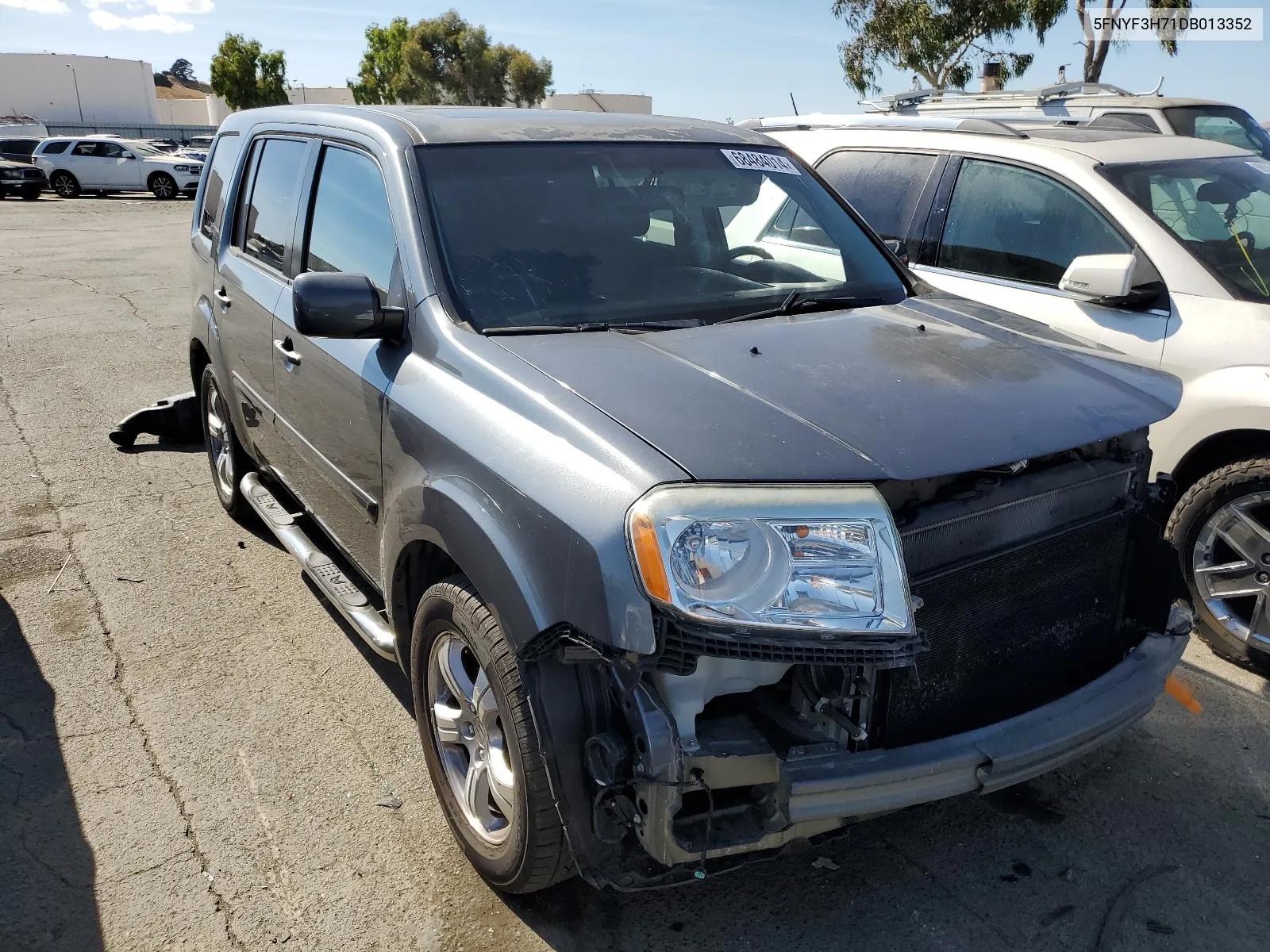 2013 Honda Pilot Exln VIN: 5FNYF3H71DB013352 Lot: 68484014