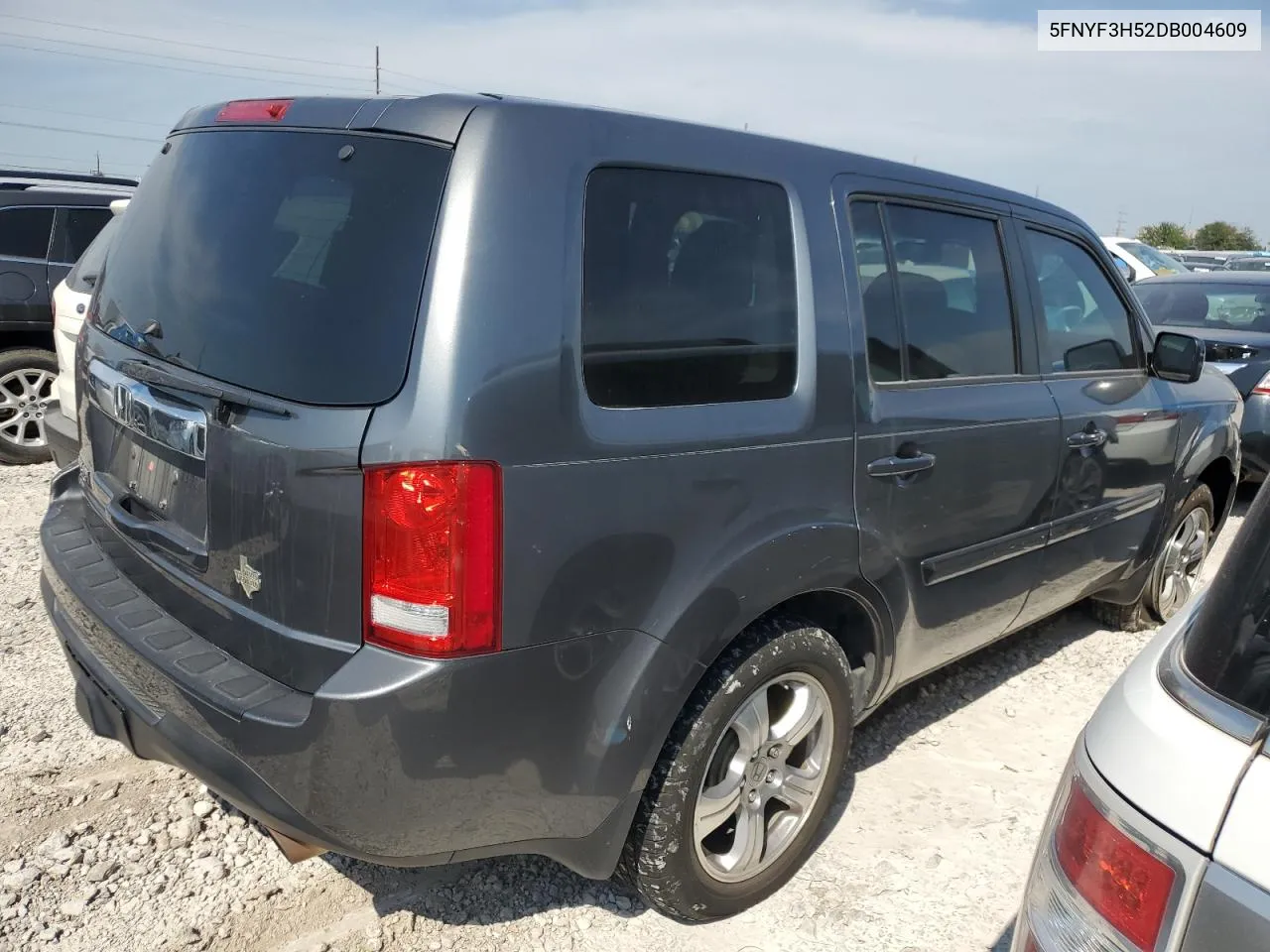 5FNYF3H52DB004609 2013 Honda Pilot Exl