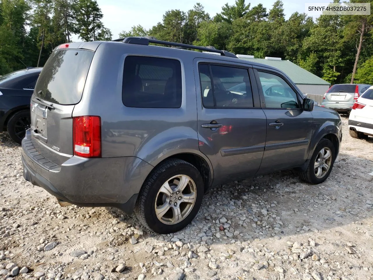 2013 Honda Pilot Exl VIN: 5FNYF4H52DB037275 Lot: 69054354