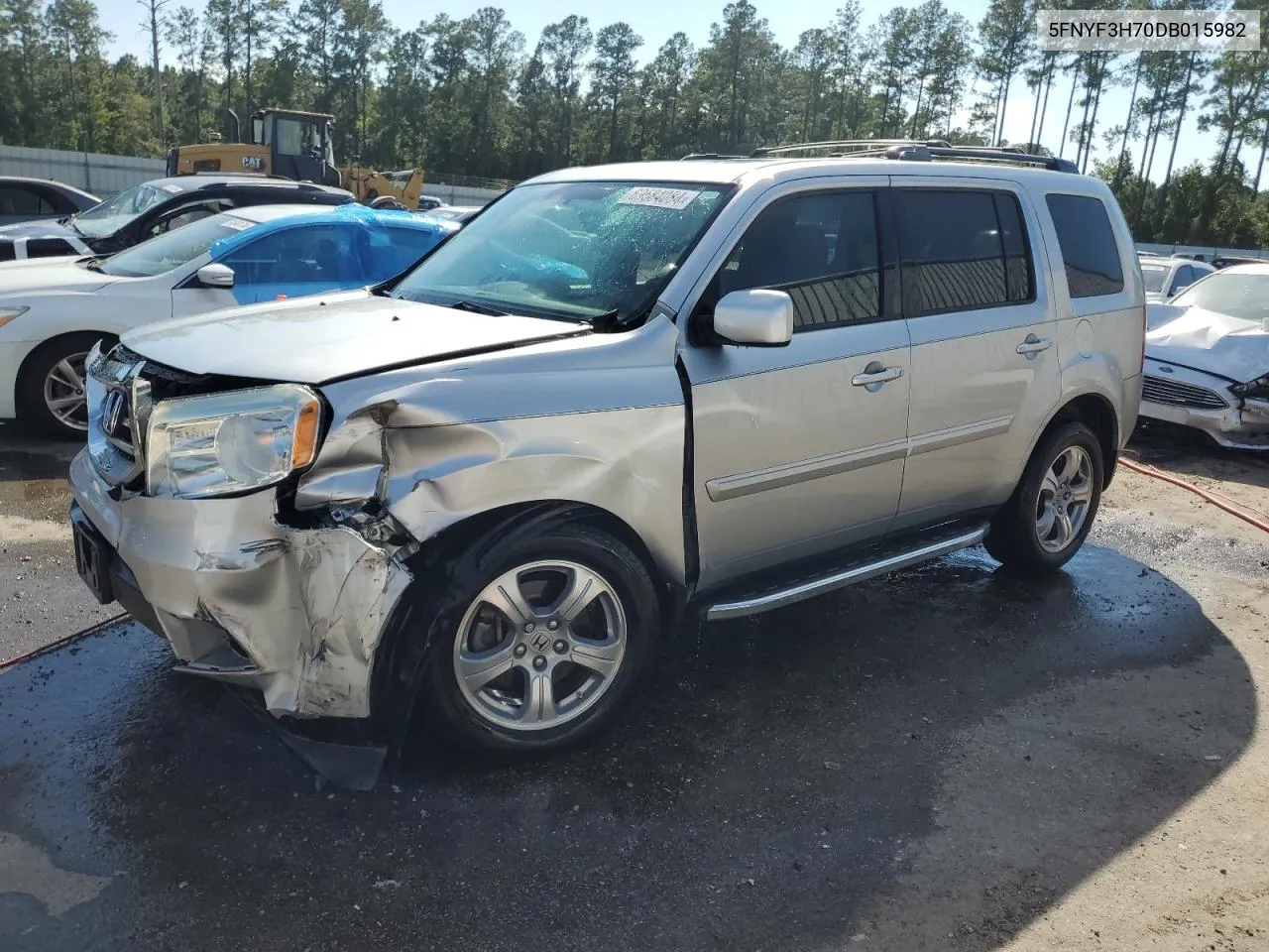 2013 Honda Pilot Exln VIN: 5FNYF3H70DB015982 Lot: 69584084