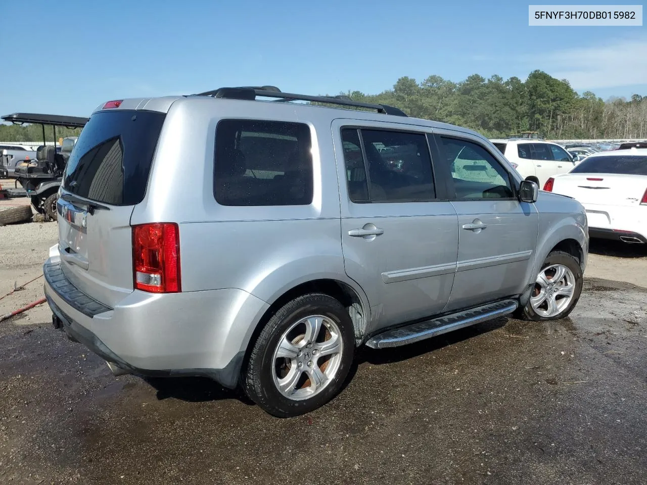 5FNYF3H70DB015982 2013 Honda Pilot Exln