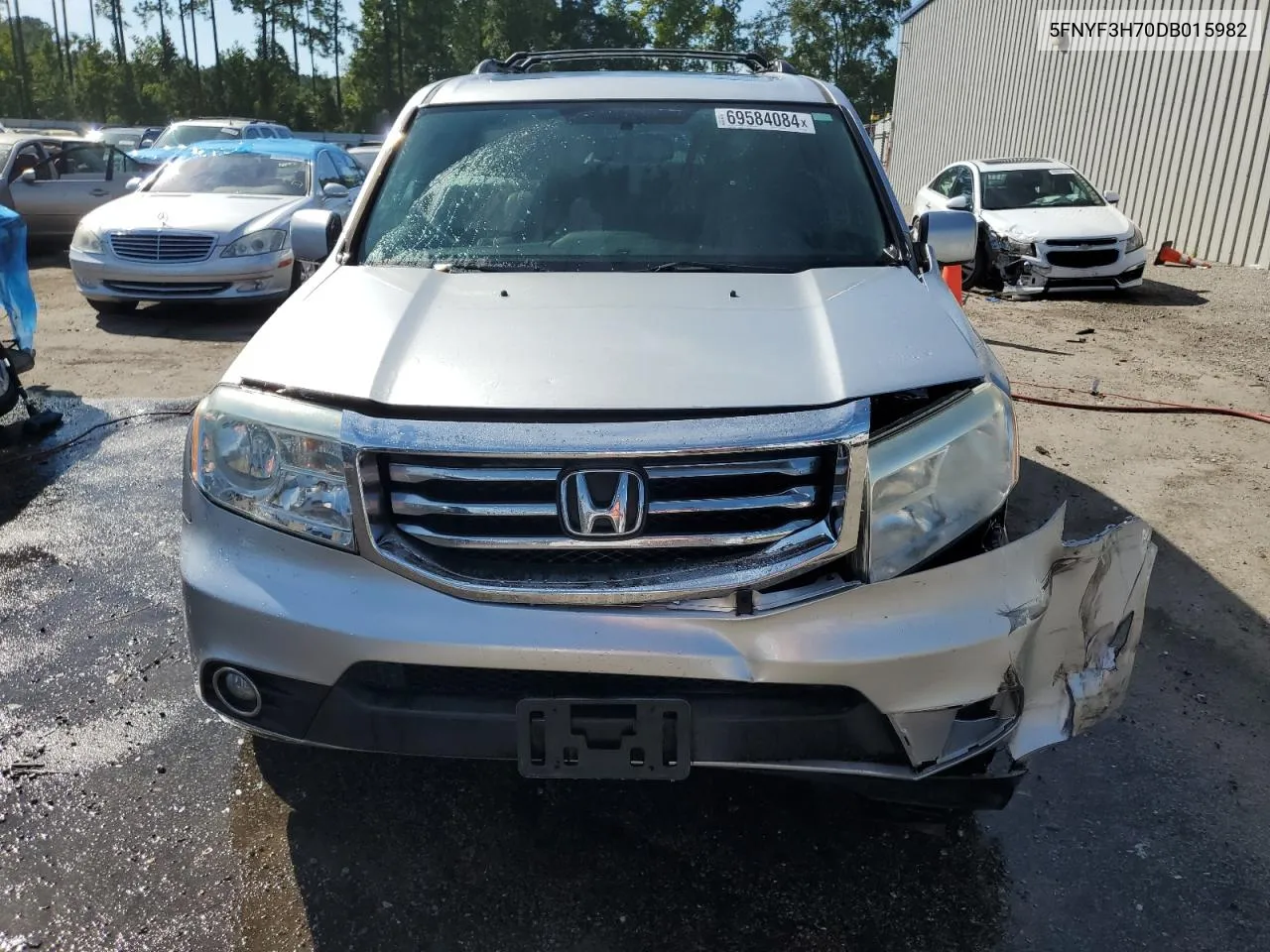 5FNYF3H70DB015982 2013 Honda Pilot Exln