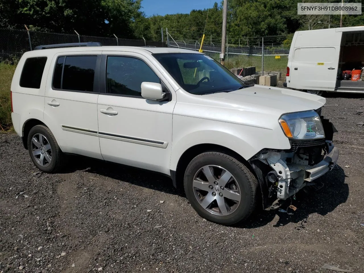 2013 Honda Pilot Touring VIN: 5FNYF3H91DB008962 Lot: 69642244