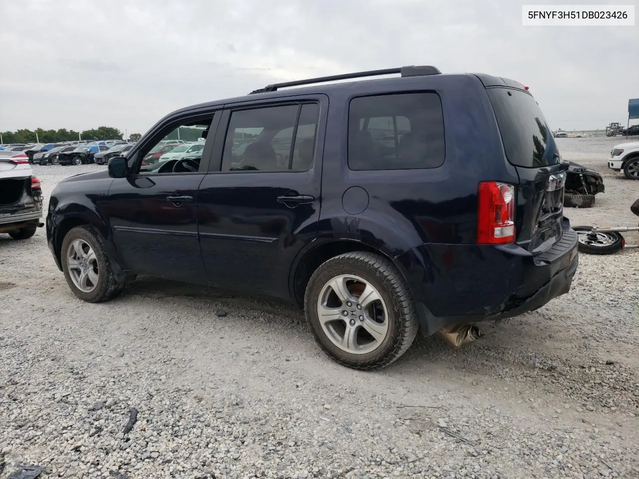 2013 Honda Pilot Exl VIN: 5FNYF3H51DB023426 Lot: 69672974