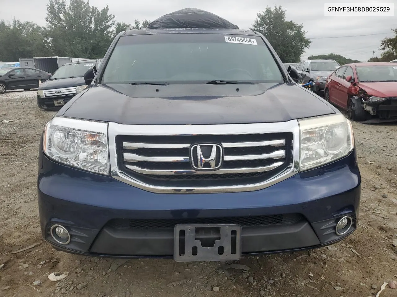 2013 Honda Pilot Exl VIN: 5FNYF3H58DB029529 Lot: 69745464