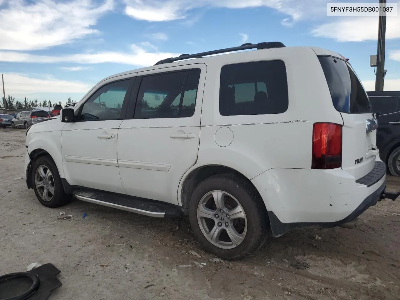 2013 Honda Pilot Exl VIN: 5FNYF3H55DB001087 Lot: 69757764