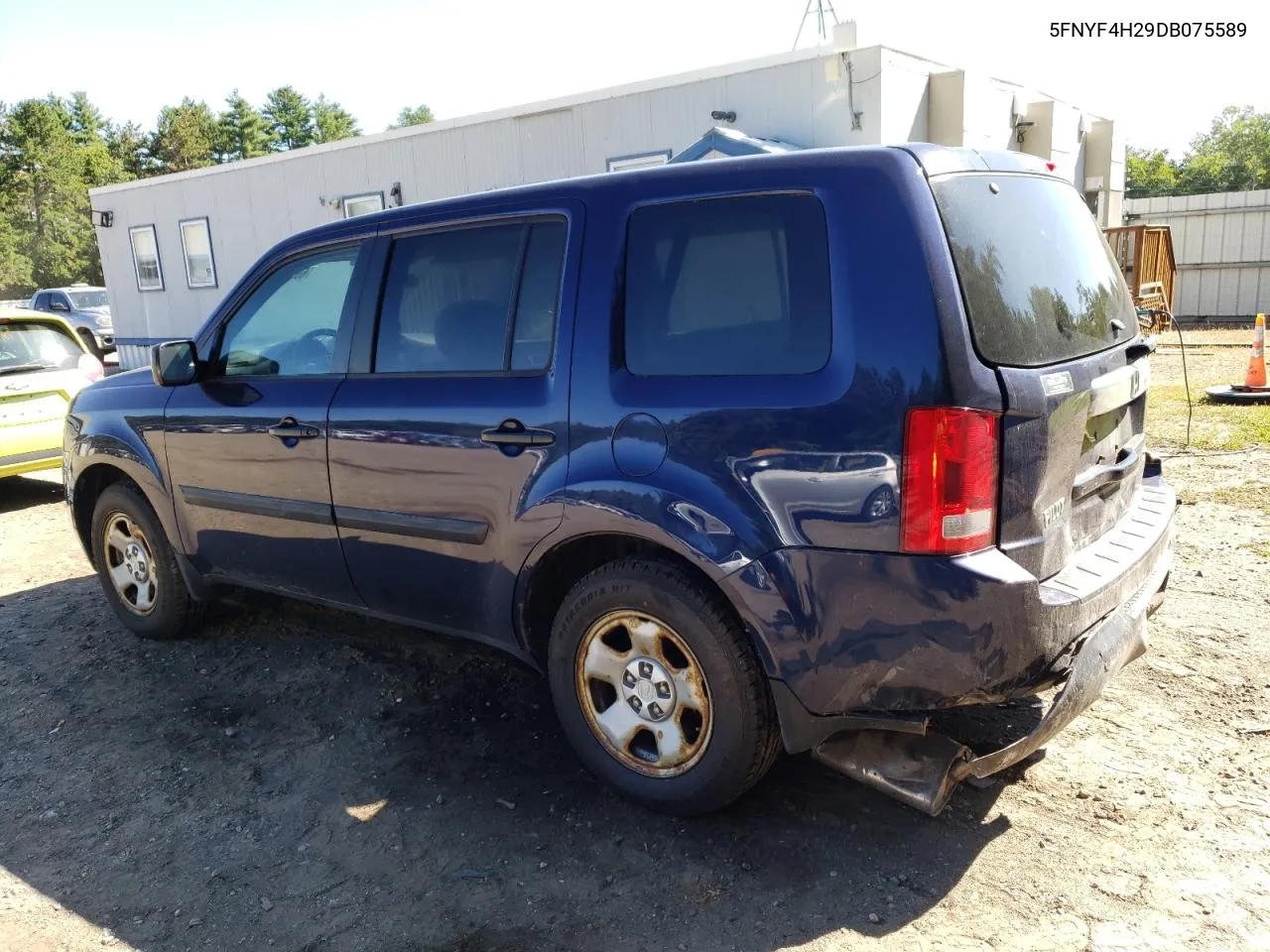 5FNYF4H29DB075589 2013 Honda Pilot Lx