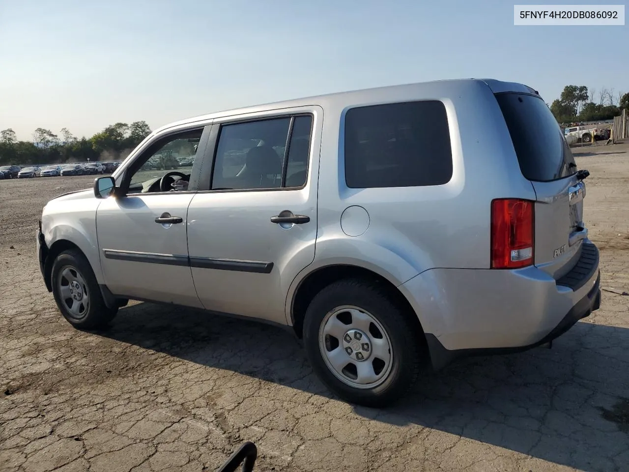 5FNYF4H20DB086092 2013 Honda Pilot Lx