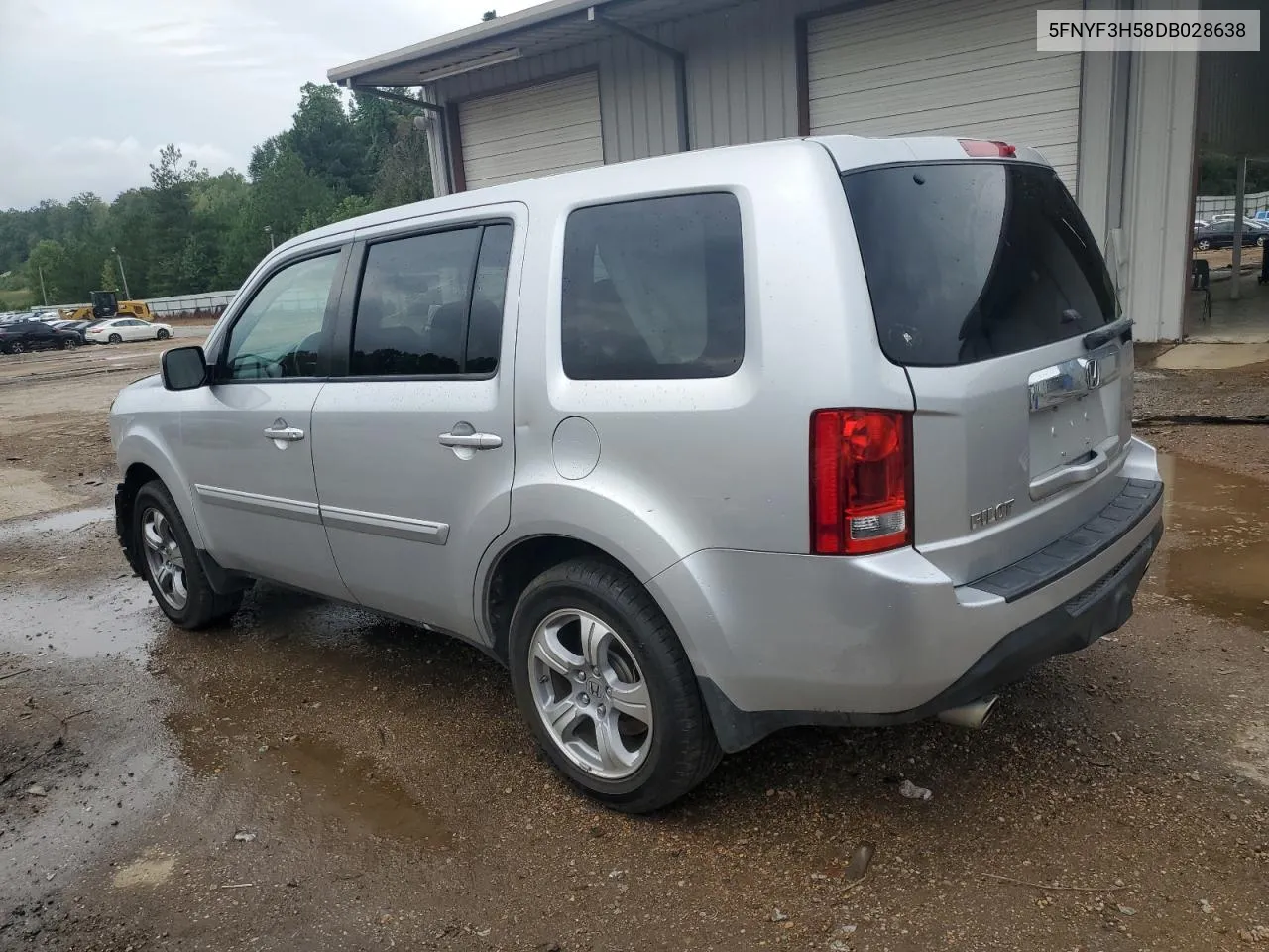 2013 Honda Pilot Exl VIN: 5FNYF3H58DB028638 Lot: 70300984