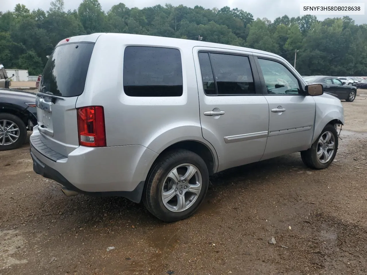 2013 Honda Pilot Exl VIN: 5FNYF3H58DB028638 Lot: 70300984