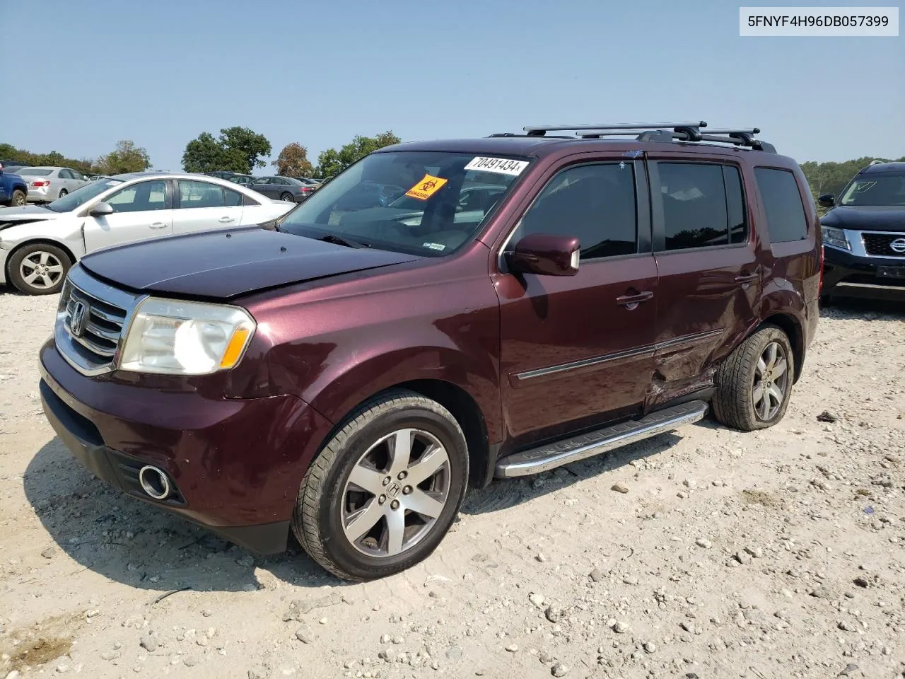 5FNYF4H96DB057399 2013 Honda Pilot Touring