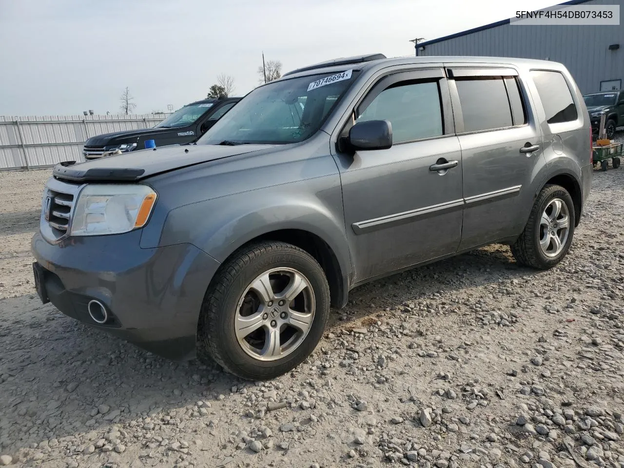 2013 Honda Pilot Exl VIN: 5FNYF4H54DB073453 Lot: 70746694