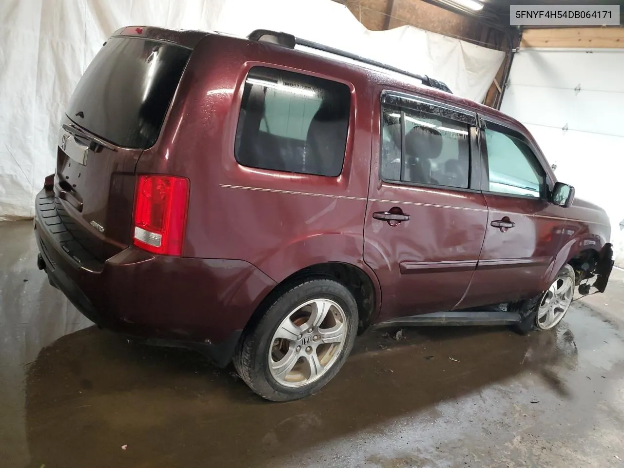 5FNYF4H54DB064171 2013 Honda Pilot Exl