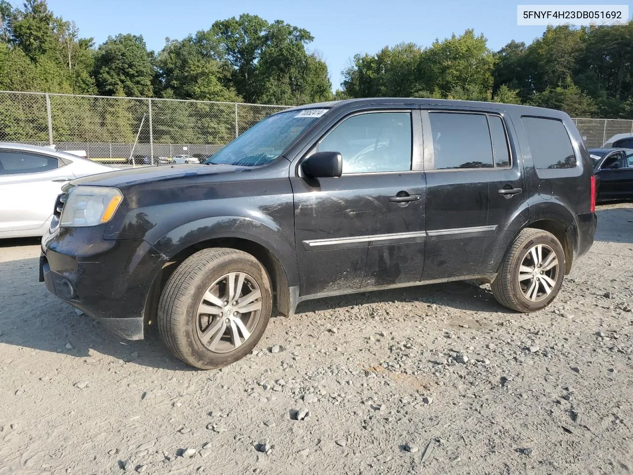 5FNYF4H23DB051692 2013 Honda Pilot Lx