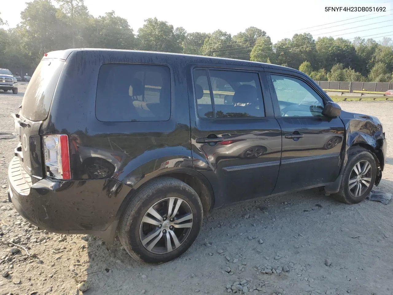 5FNYF4H23DB051692 2013 Honda Pilot Lx