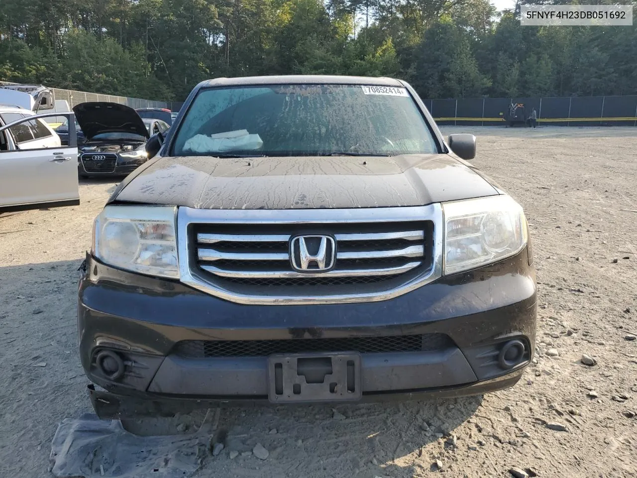 5FNYF4H23DB051692 2013 Honda Pilot Lx