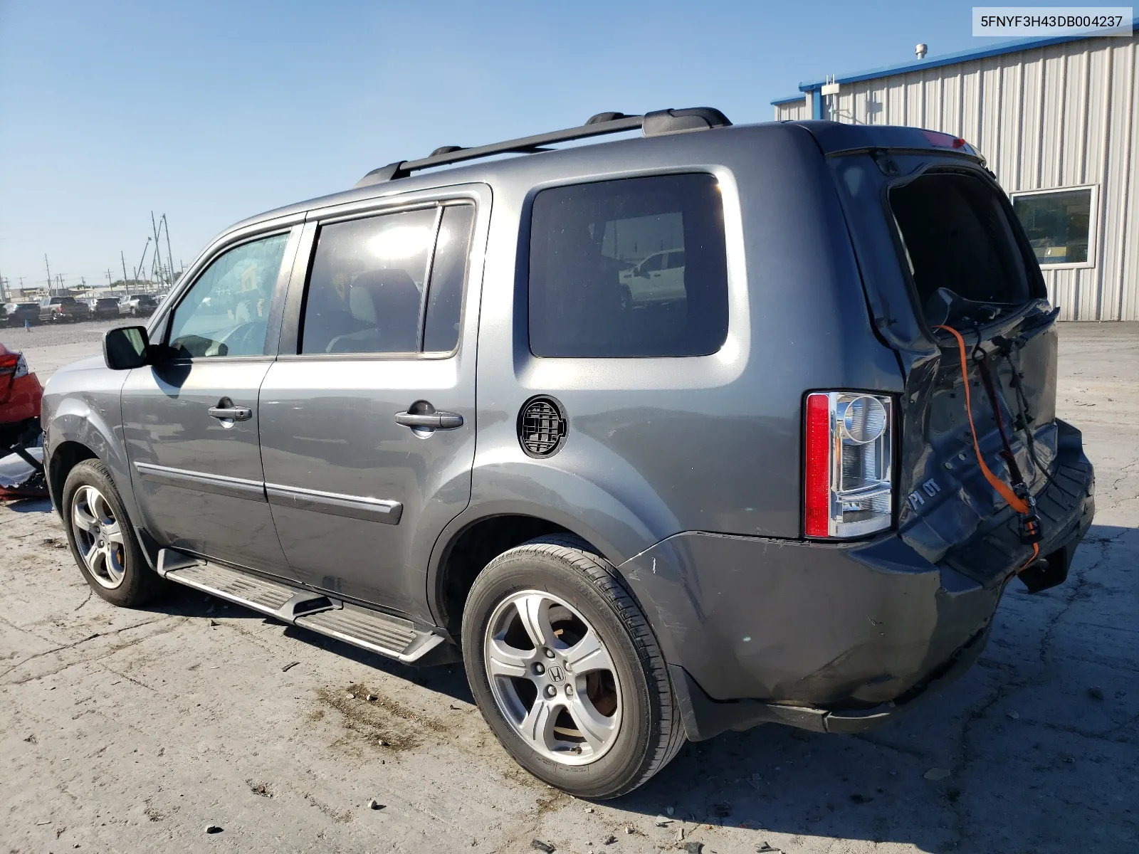 2013 Honda Pilot Ex VIN: 5FNYF3H43DB004237 Lot: 70914553