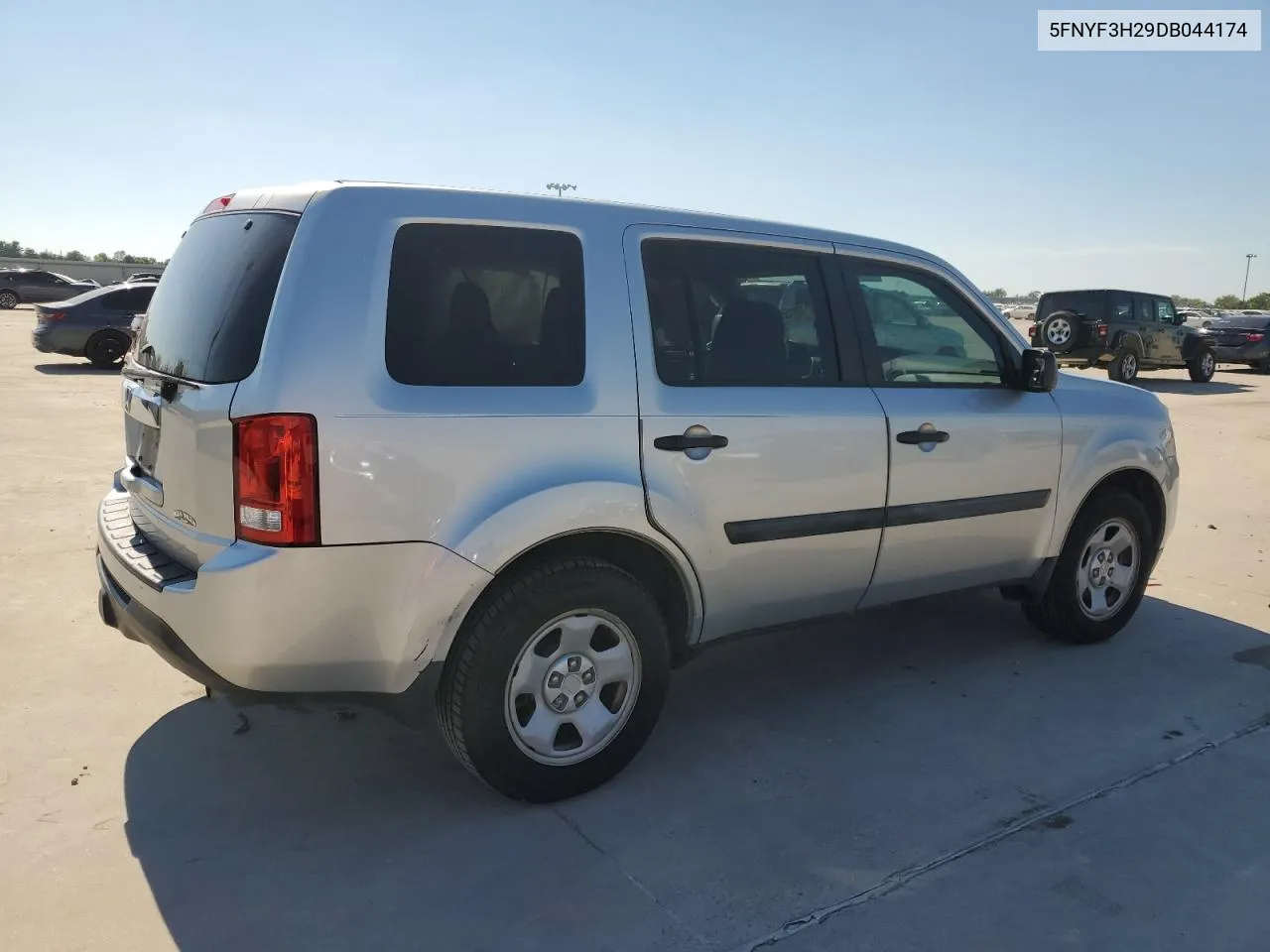 2013 Honda Pilot Lx VIN: 5FNYF3H29DB044174 Lot: 70915504