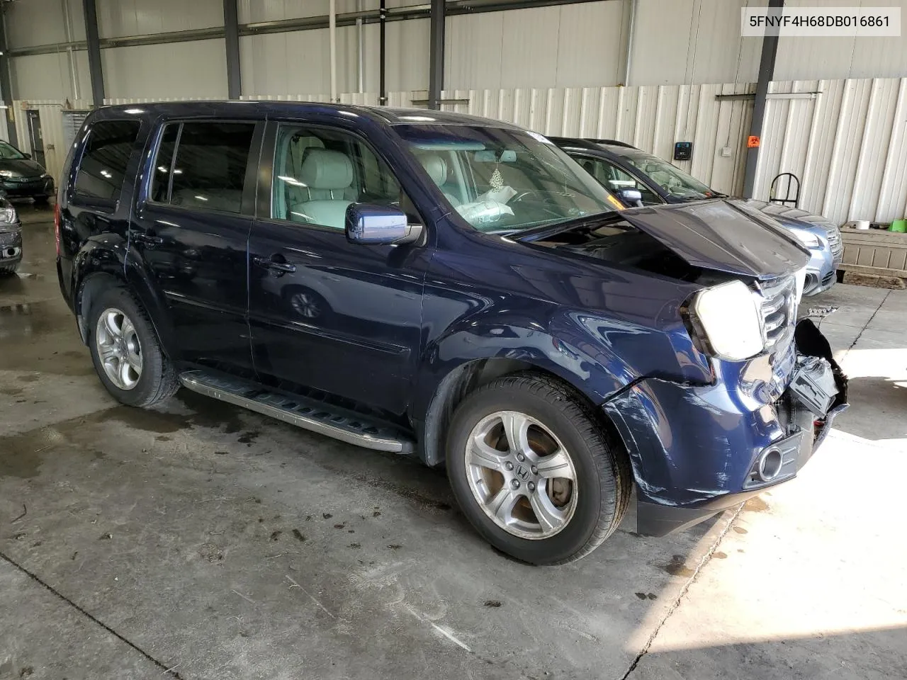 5FNYF4H68DB016861 2013 Honda Pilot Exl