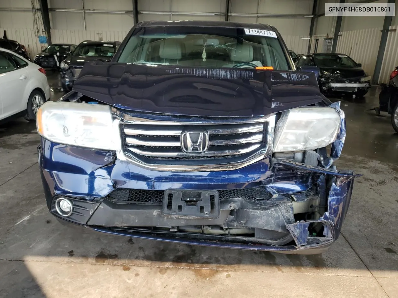 5FNYF4H68DB016861 2013 Honda Pilot Exl