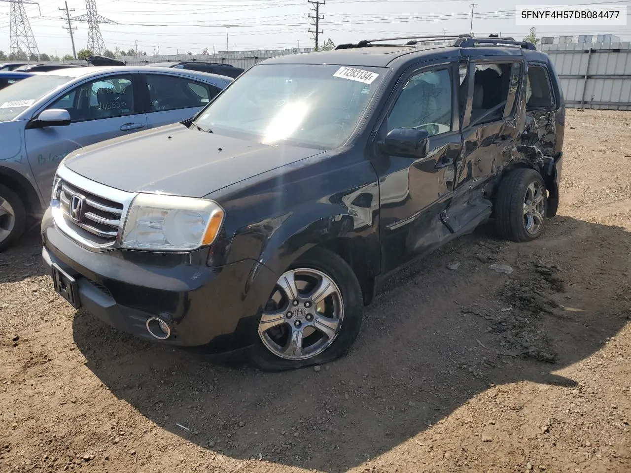 5FNYF4H57DB084477 2013 Honda Pilot Exl