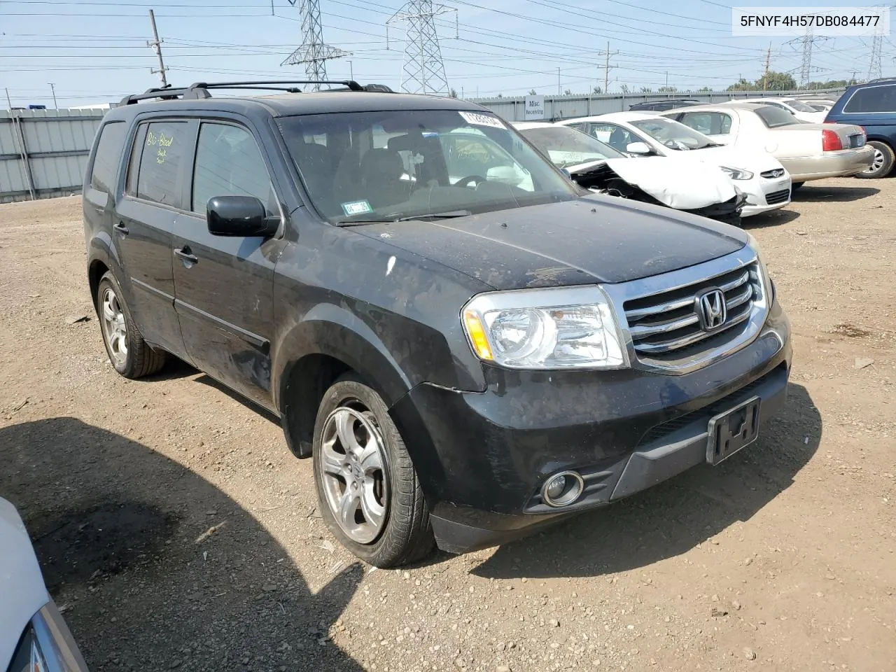 5FNYF4H57DB084477 2013 Honda Pilot Exl