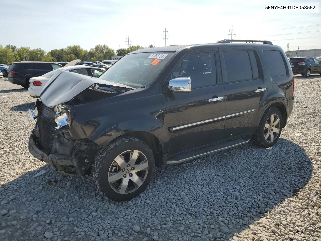 2013 Honda Pilot Touring VIN: 5FNYF4H91DB053552 Lot: 71366184