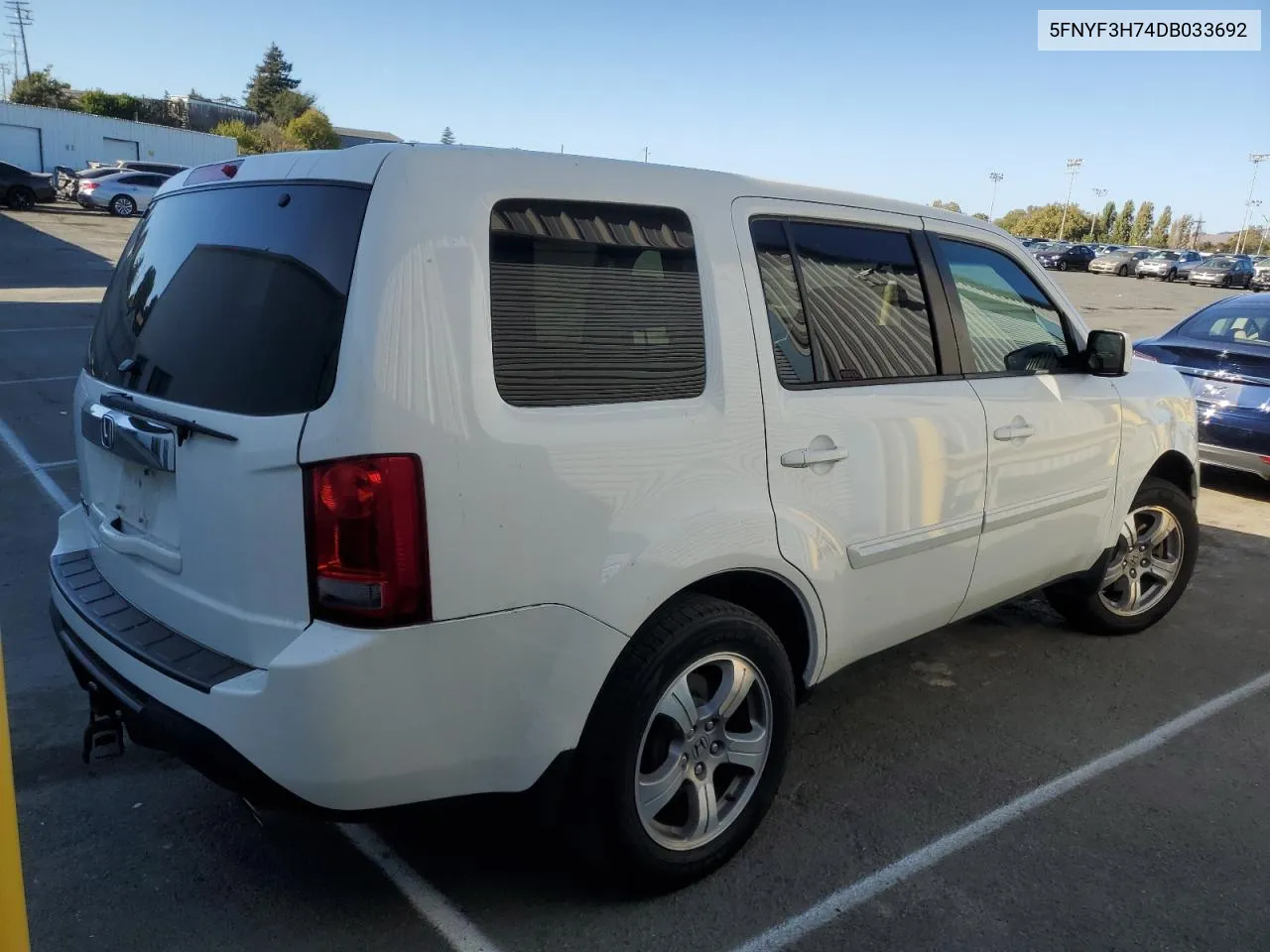 2013 Honda Pilot Exln VIN: 5FNYF3H74DB033692 Lot: 71415034