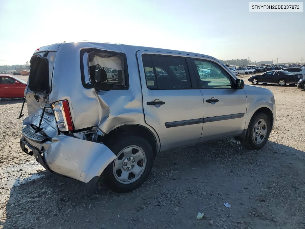 5FNYF3H20DB037873 2013 Honda Pilot Lx