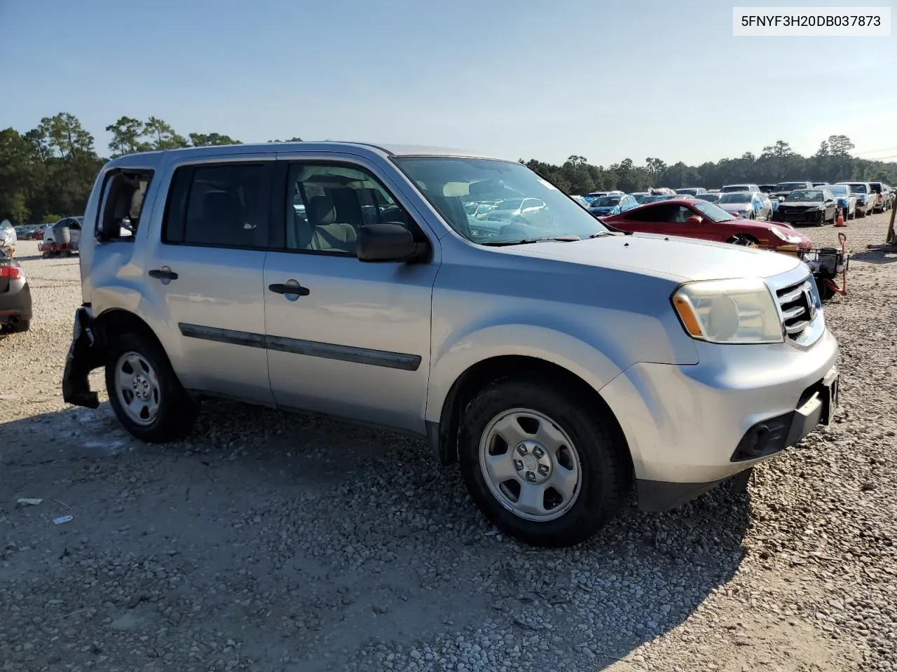 5FNYF3H20DB037873 2013 Honda Pilot Lx