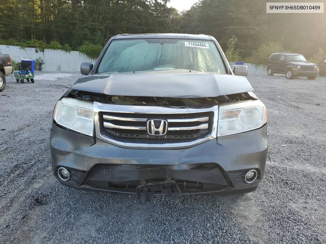 2013 Honda Pilot Exl VIN: 5FNYF3H65DB010459 Lot: 71434494