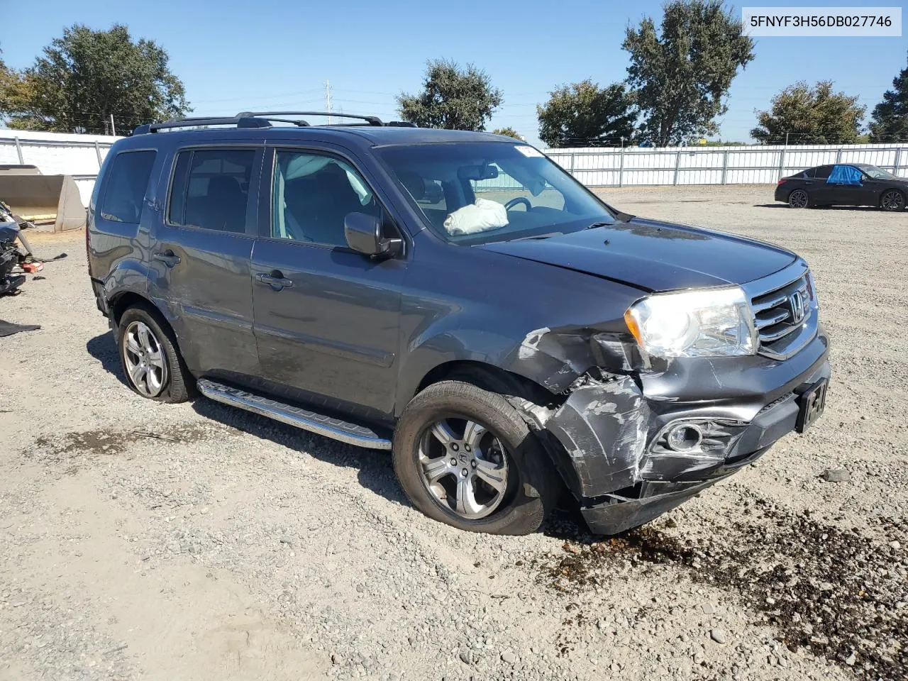 5FNYF3H56DB027746 2013 Honda Pilot Exl