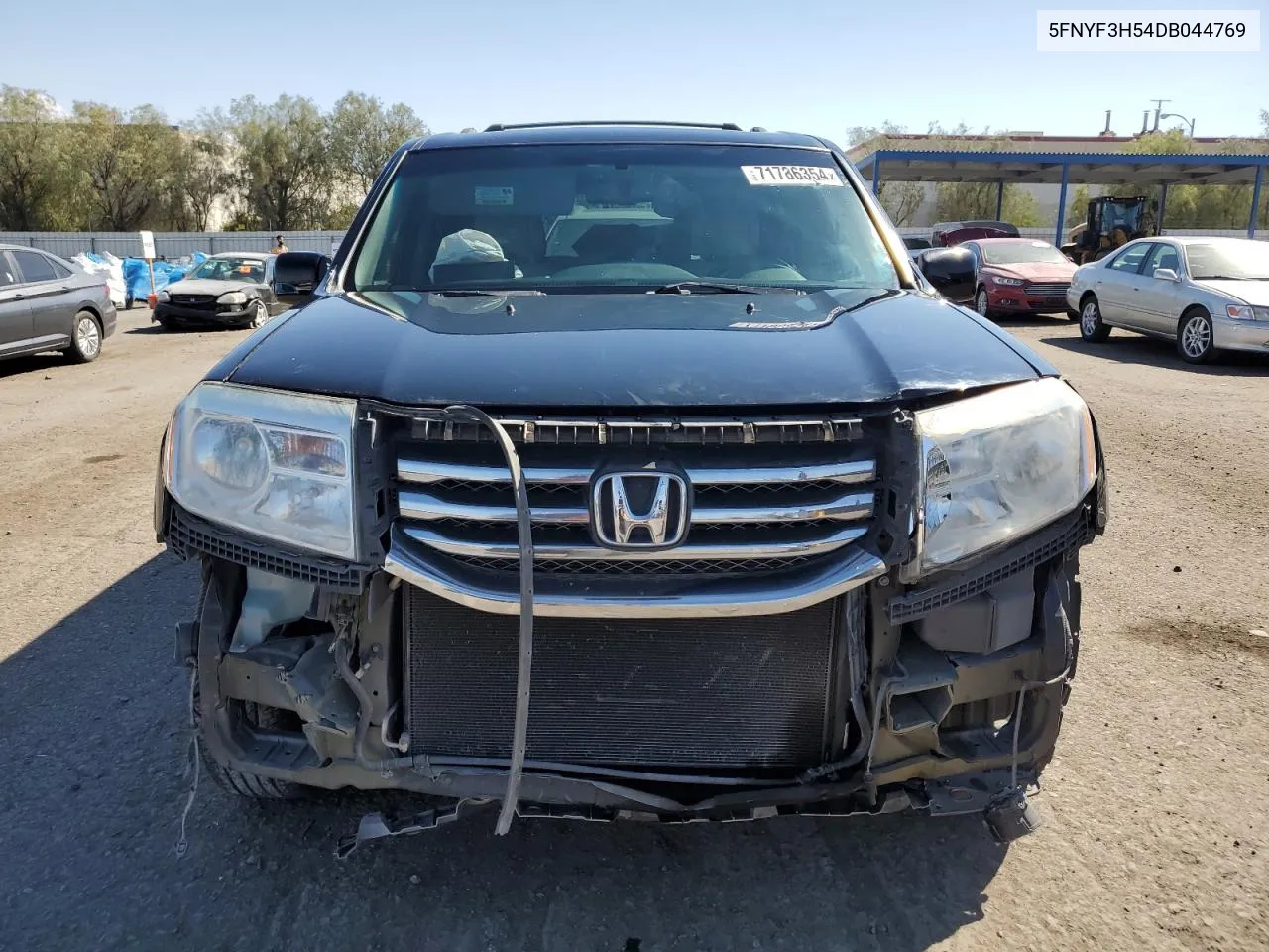 2013 Honda Pilot Exl VIN: 5FNYF3H54DB044769 Lot: 71786354