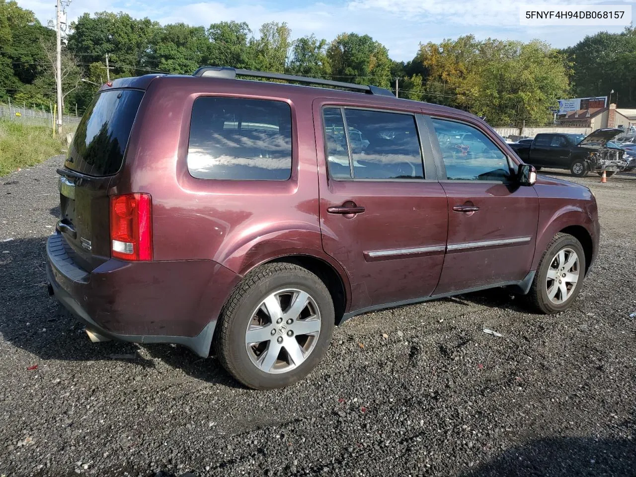 2013 Honda Pilot Touring VIN: 5FNYF4H94DB068157 Lot: 71871814