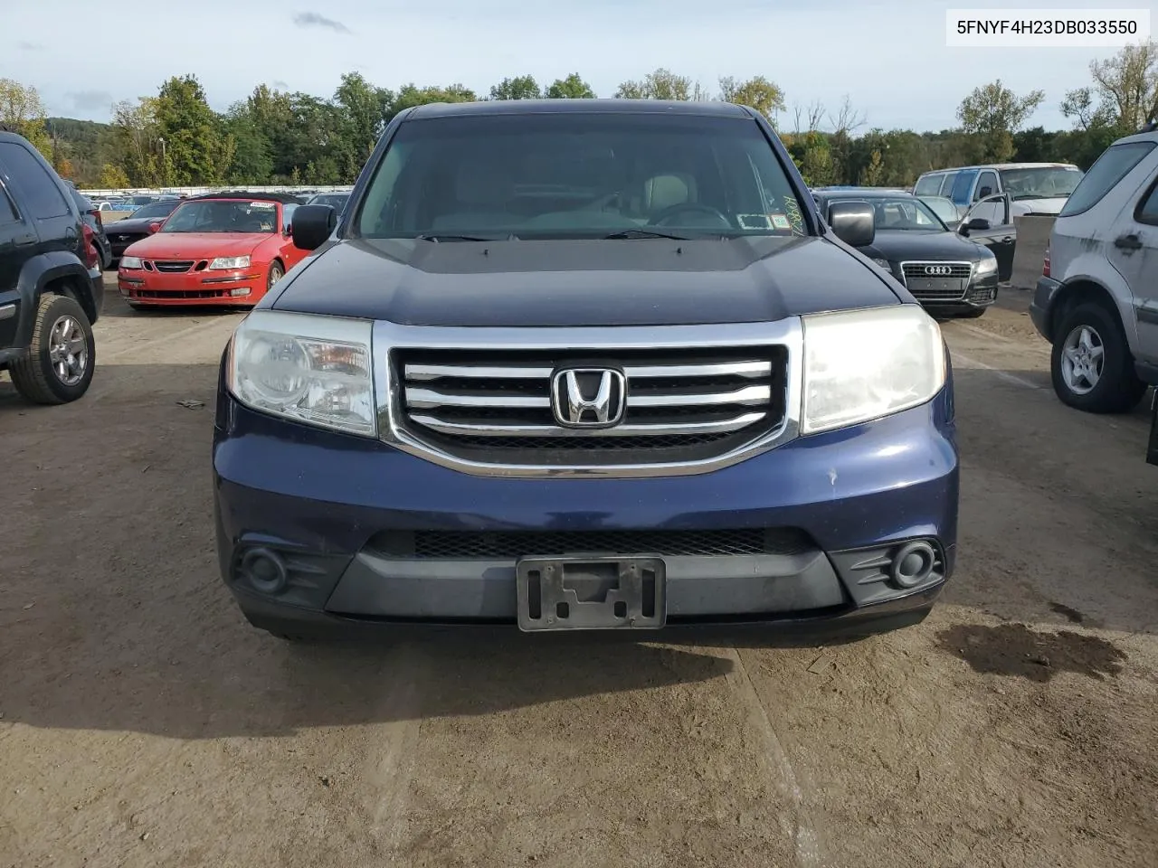 2013 Honda Pilot Lx VIN: 5FNYF4H23DB033550 Lot: 72586104